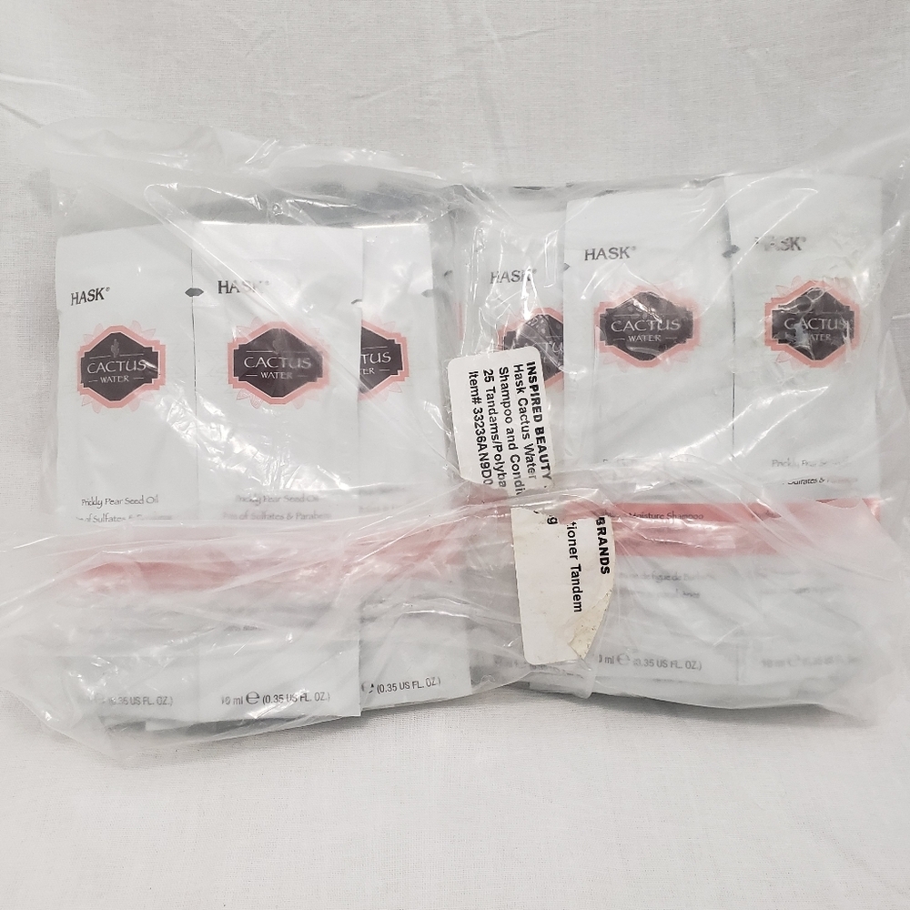 Hask CACTUS Water Weightless Moisture Shampoo And Conditioner Pack Of 25